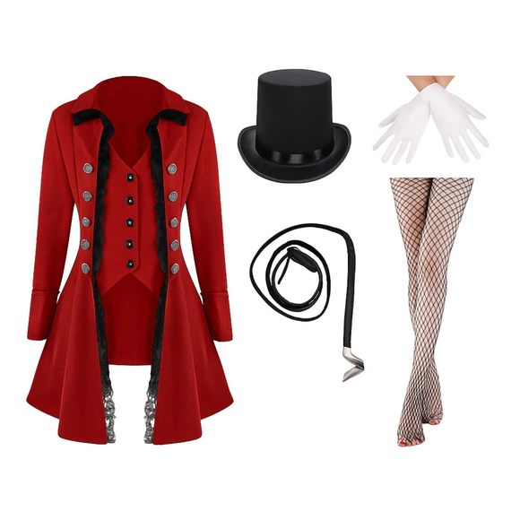 Маіtееnlу | Accessories | 5 Pcs Ringmaster Costume Women Circus Gothic ...